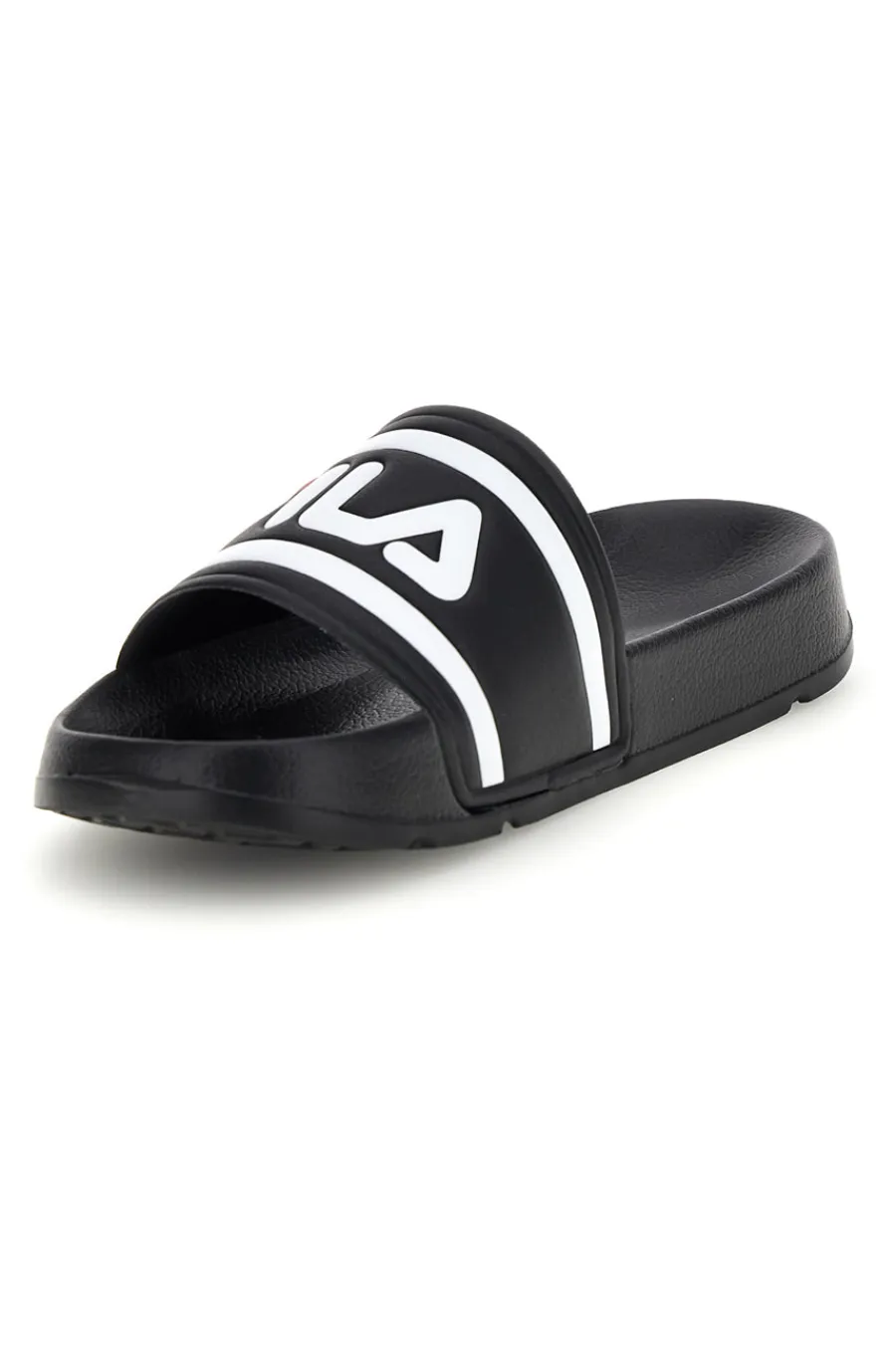 FILA Ciabatte in gomma nere con logo Morro Bay NERO Online