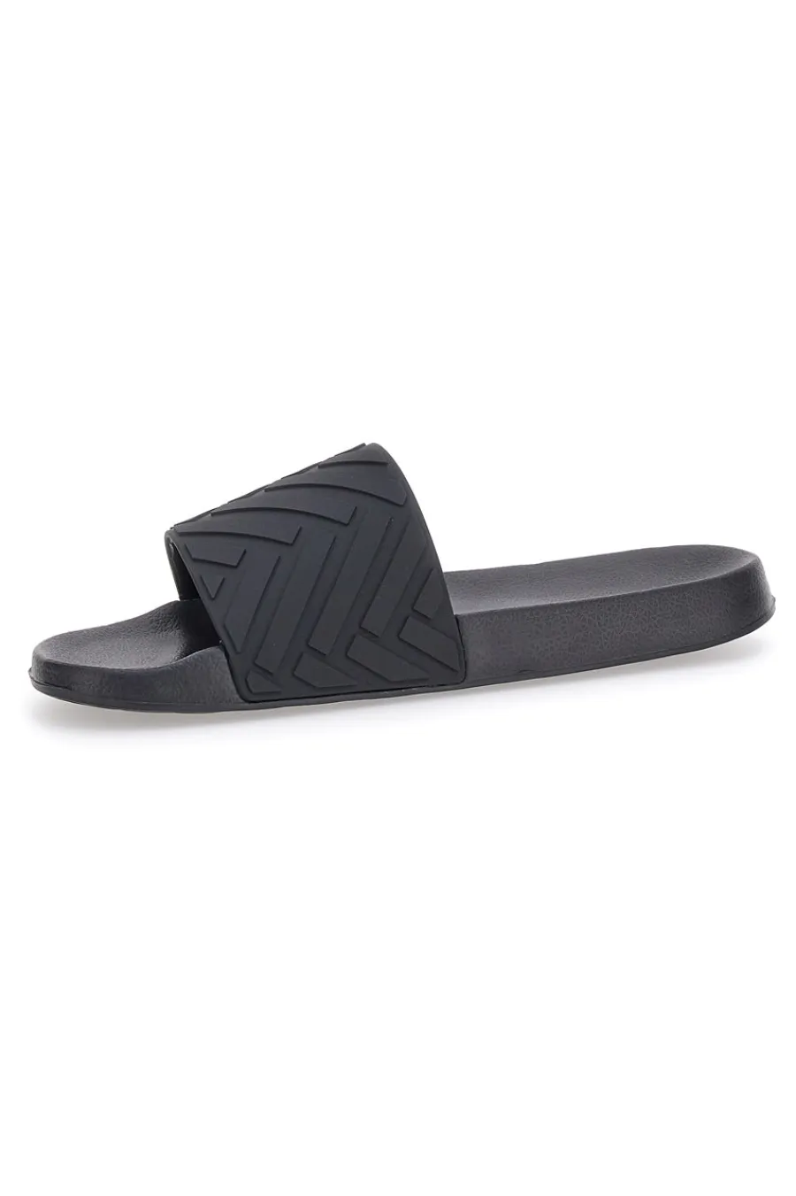 Uomo SUPERGA Ciabatte in Gomma Nere 256