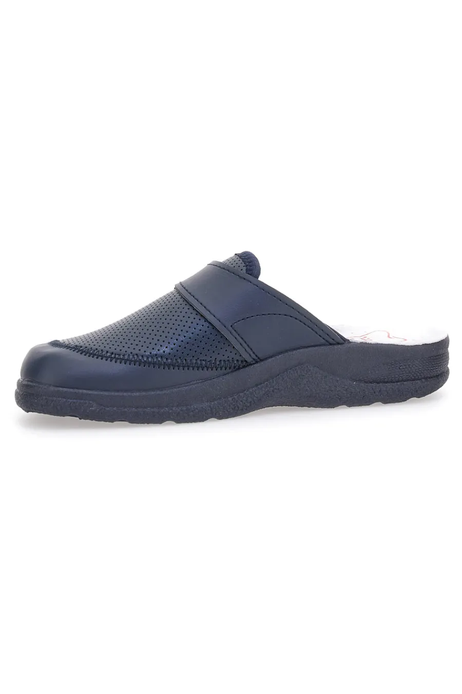 Uomo MR CHEF Ciabatte in Pelle 1668 Blu