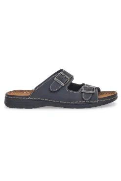 Uomo JERPOINT Ciabatte 636 Nere