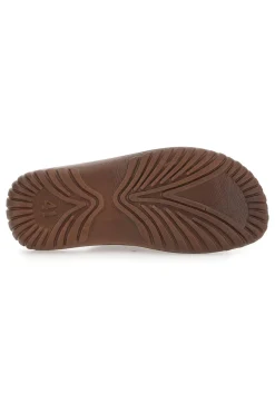 Uomo INBLU Ciabatte Marroni Con Strappi in Velcro 106 Fn