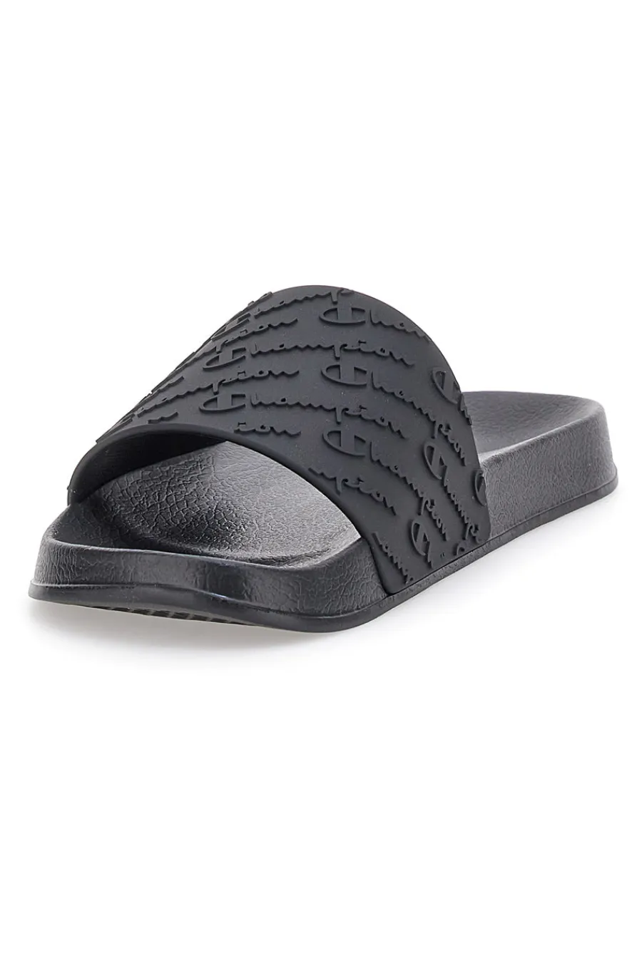 Uomo CHAMPION Ciabatte Nere Antony Box Slide
