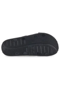 Uomo 2T2L Ciabatte Nere Con Doppia Fascia 72593