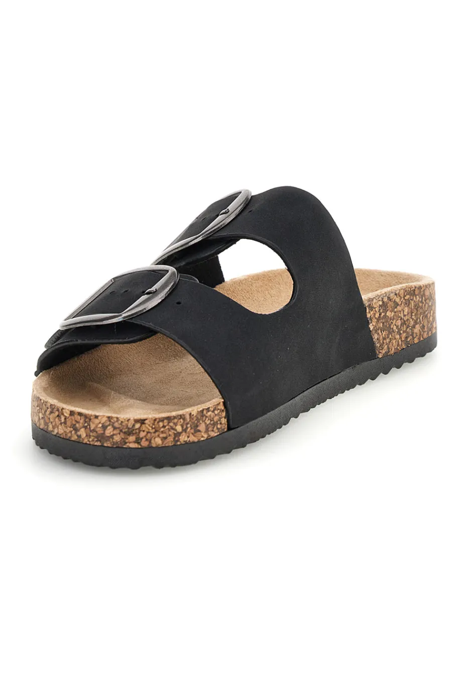 ME u0026 ME Ciabatte Nere con doppia fibbia Me & me 1043103 NERO Hot