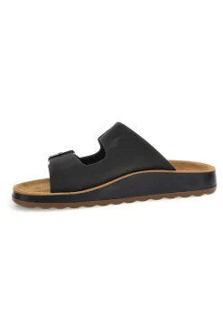 Uomo FLY FLOT Ciabatte nere con doppia fibbia regolabile 907801714C