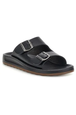 Uomo FLY FLOT Ciabatte nere con doppia fibbia 90780171ZZ