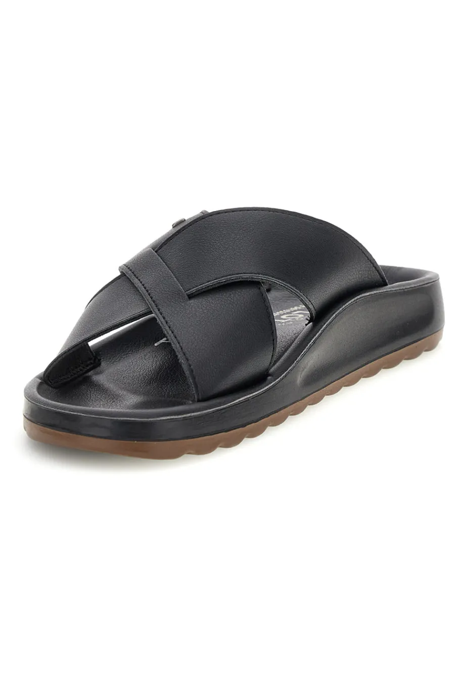 Uomo FLY FLOT Ciabatte nere con fasce incrociate 907802ZZ