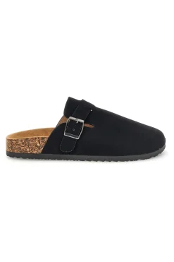 PRIMA RIGA Ciabatte Nere con fibbia 14608 NERO Discount