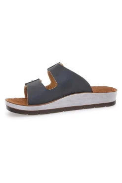 INBLU Ciabatte Nere con Fibbie 42 CP NERO Sale