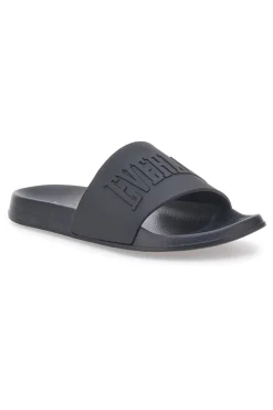 Uomo EVERLAST Ciabatte nere con logo in rilievo EV068