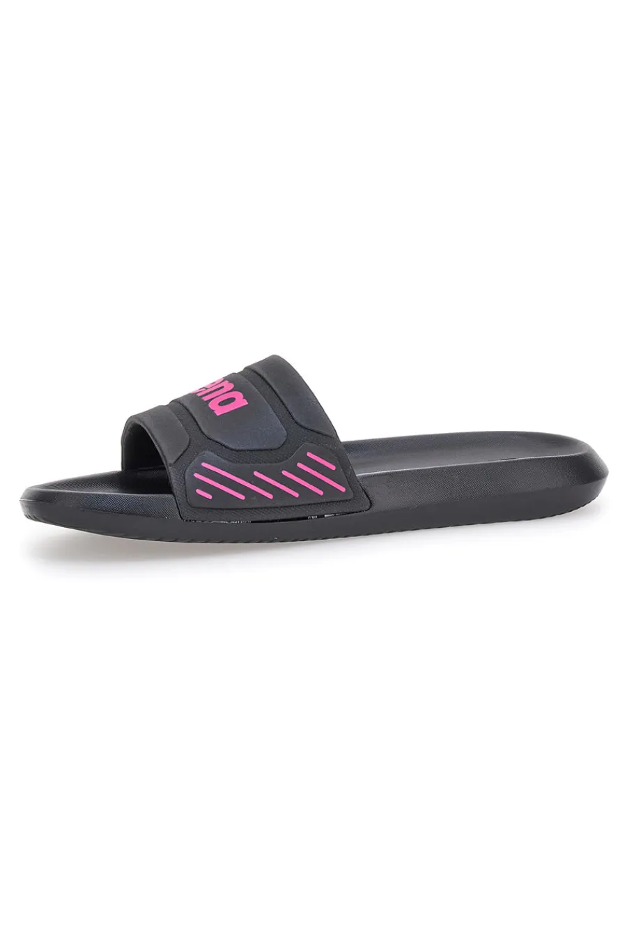 ARENA Ciabatte nere con logo rosa 10563300 Discount