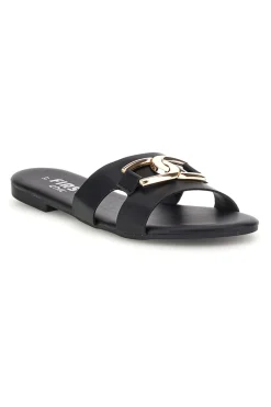 THE FIRST CHIC Ciabatte nere con morsetto PREA1310 NERO Online