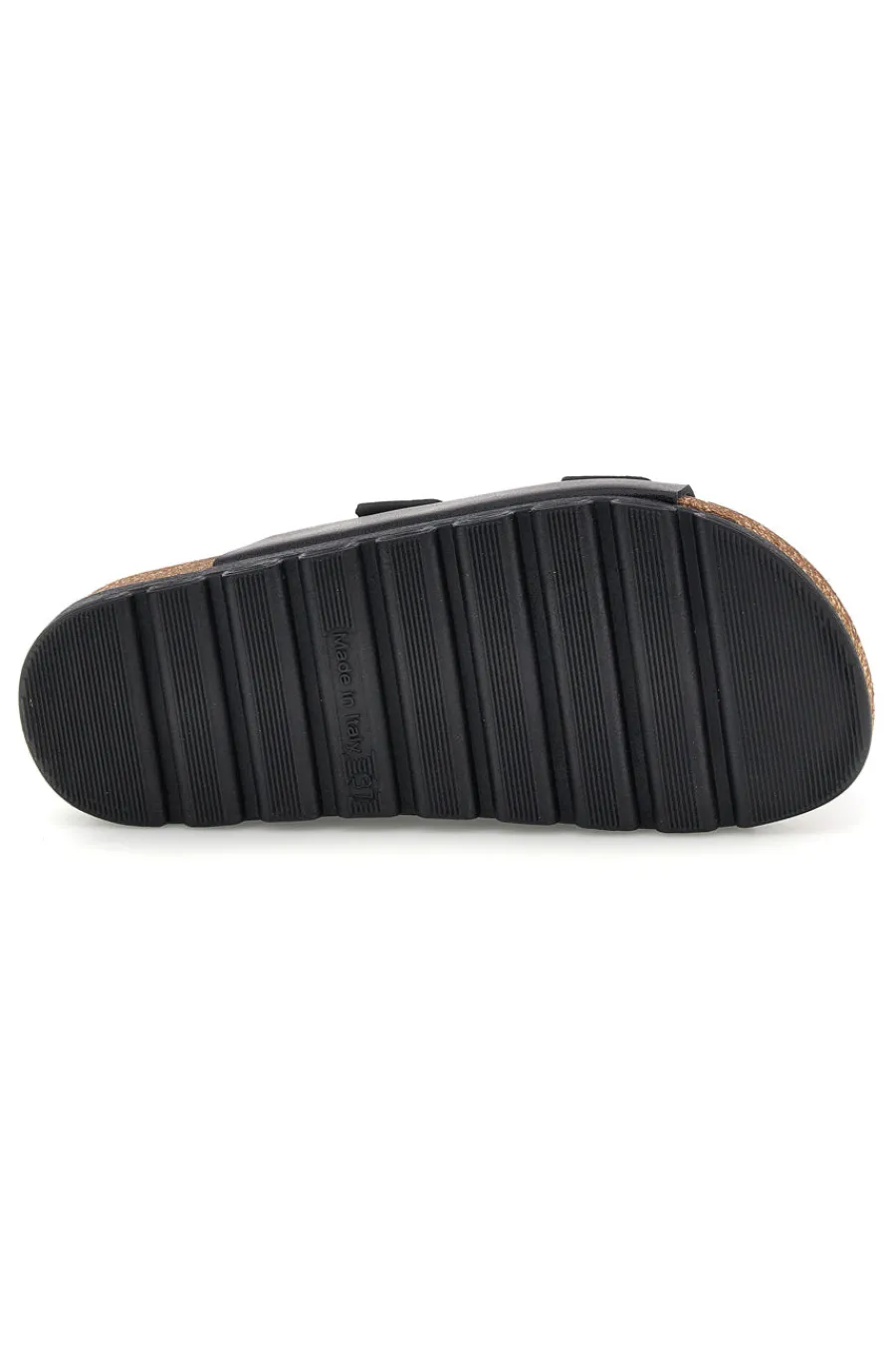 PITTARELLO BIO Ciabatte nere con sottopiede in vera pelle 3P20630SR NERO New