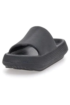 2T2L Ciabatte Nere Con Suola Chunky 01 NERO Online