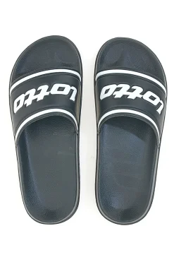 Uomo LOTTO Ciabatte Nere da Piscina Midway IV Slide
