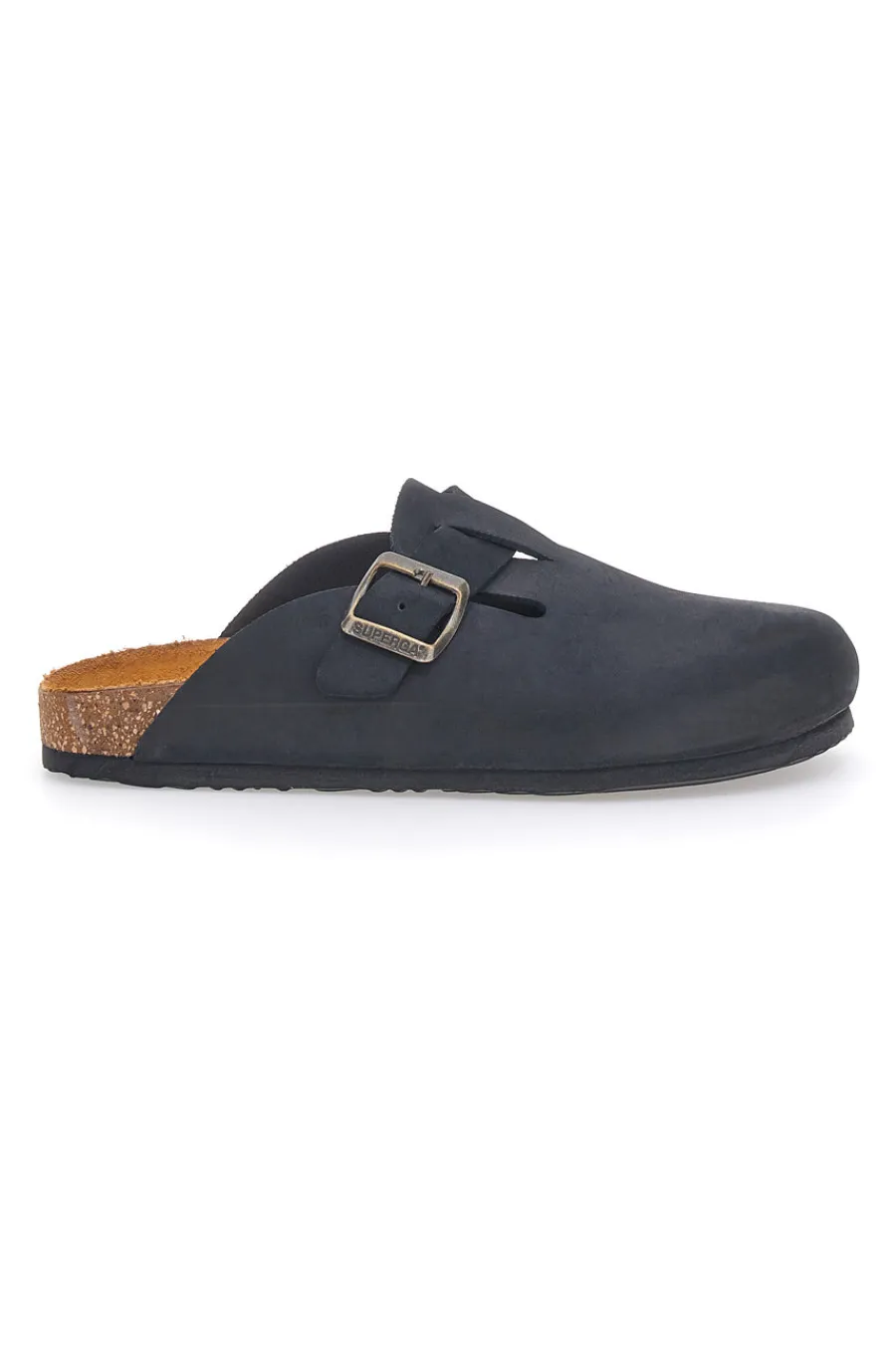 SUPERGA Ciabatte Nere Made in Italy Con Sottopiede in Vera Pelle S31U4 NERO Sale