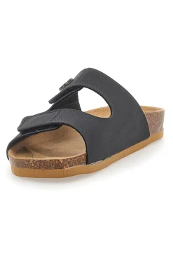 BIO UP Ciabatte Nere Made In Italy Con Sottopiede In Vera Pelle 261