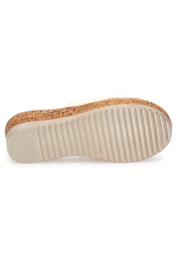 PITTARELLO Ciabatte con Fascia in Pelle Made in Italy 233170428 ORO Best