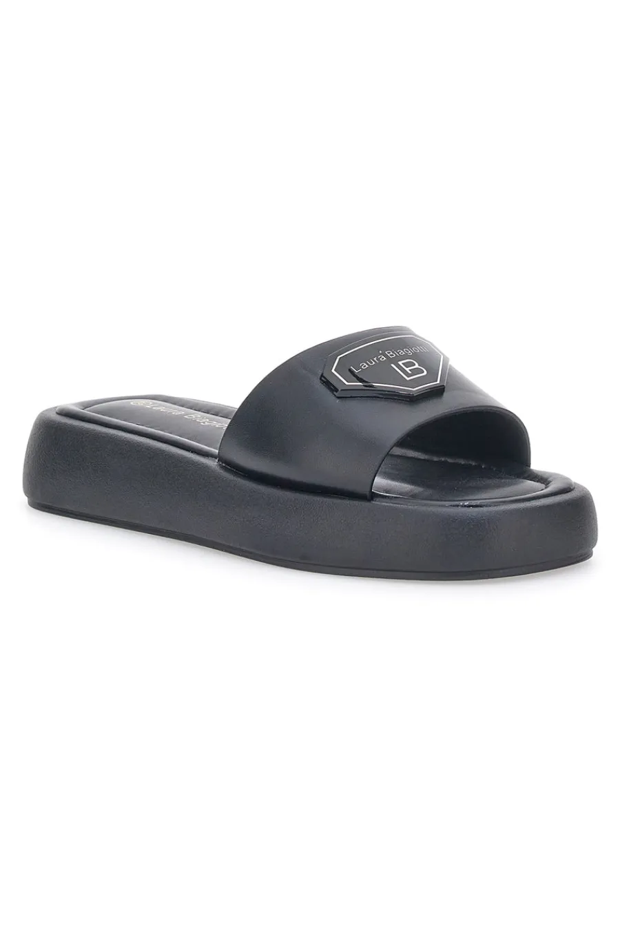 LAURA BIAGIOTTI Ciabatte Platform 8173 Nere New