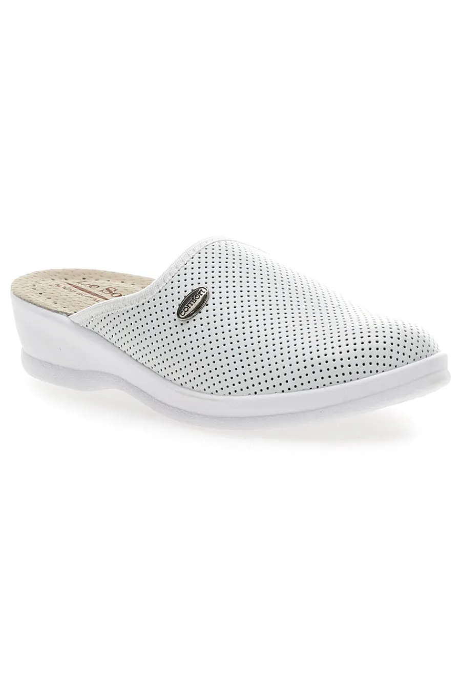 LE SOFT Ciabatte Professionali Bianche Made in Italy 8200 BIANCO Clearance