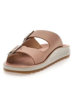 FLY FLOT Ciabatte con doppia fibbia e fondo comfort 77077ZZ ROSA New