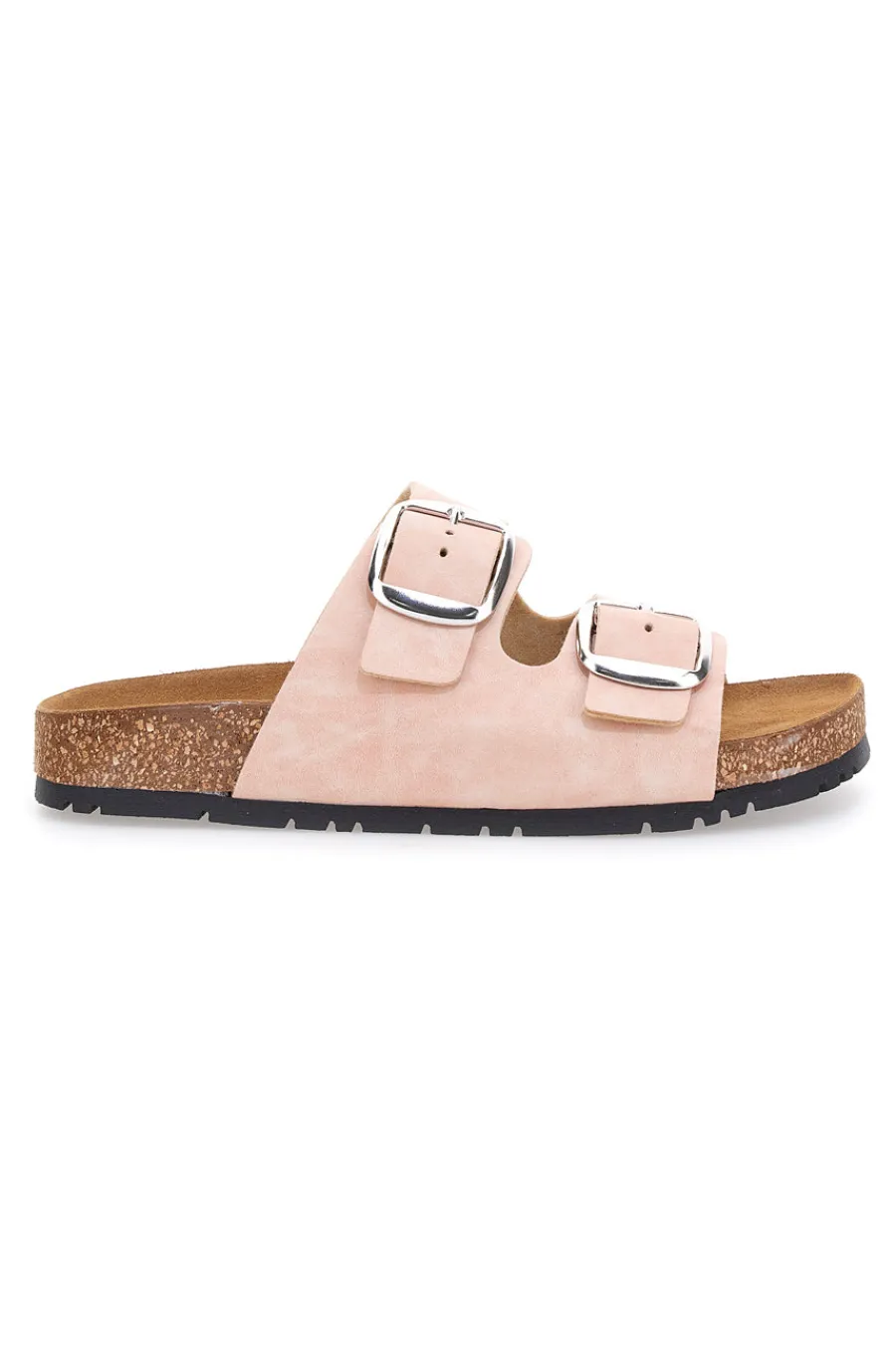 PITTARELLO GREEN WALK Ciabatte doppia fibbia sottopiede in pelle suola antiscivolo 335CF20630SR ROSA