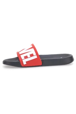 Uomo AVENGERS Ciabatte rosse e nere con logo MARVEL R1010220S