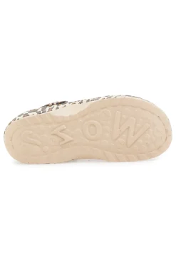 WOZ Ciabatte sabot leopardate con cinturino mobile 5