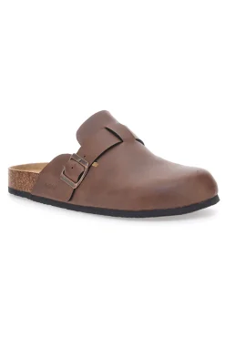 Uomo GOODYEAR Ciabatte Sabot Marroni Con Plantare Preformato GY030