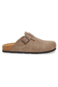 PITTARELLO TIERRA Ciabatte con fibbia in vera pelle 335A013PR TAUPE Outlet