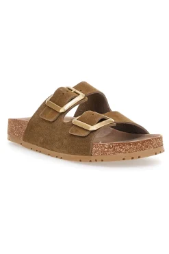 PITTARELLO GREEN WALK Ciabatte doppia fibbia suola antiscivolo Vegan 335CF20631S TAUPE Online