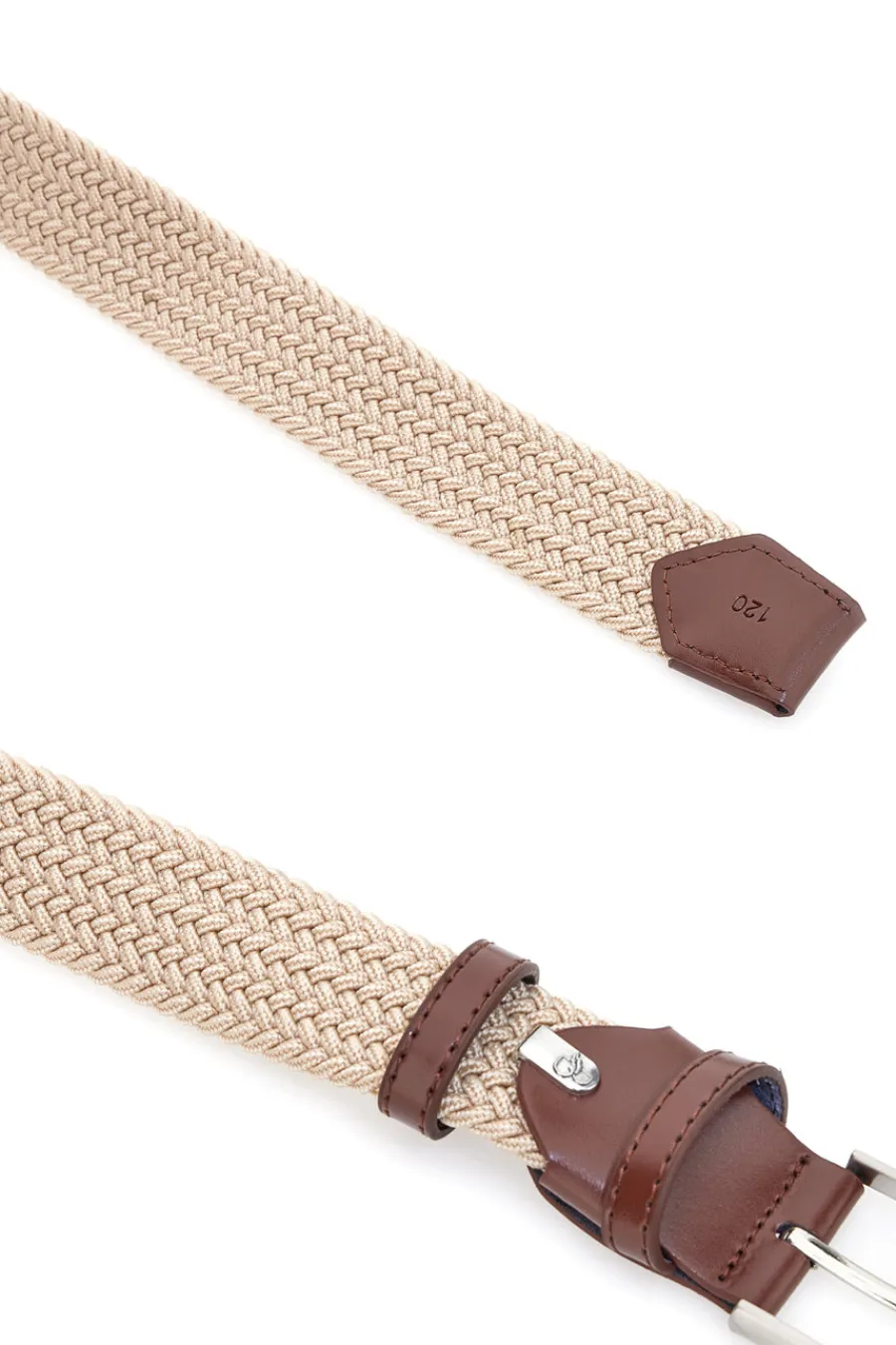 BASILE Cintura intrecciata beige elastica BA1345/ELASTICO