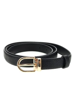 FIRST LADY Cintura nero con fibbia WIS 0149 B