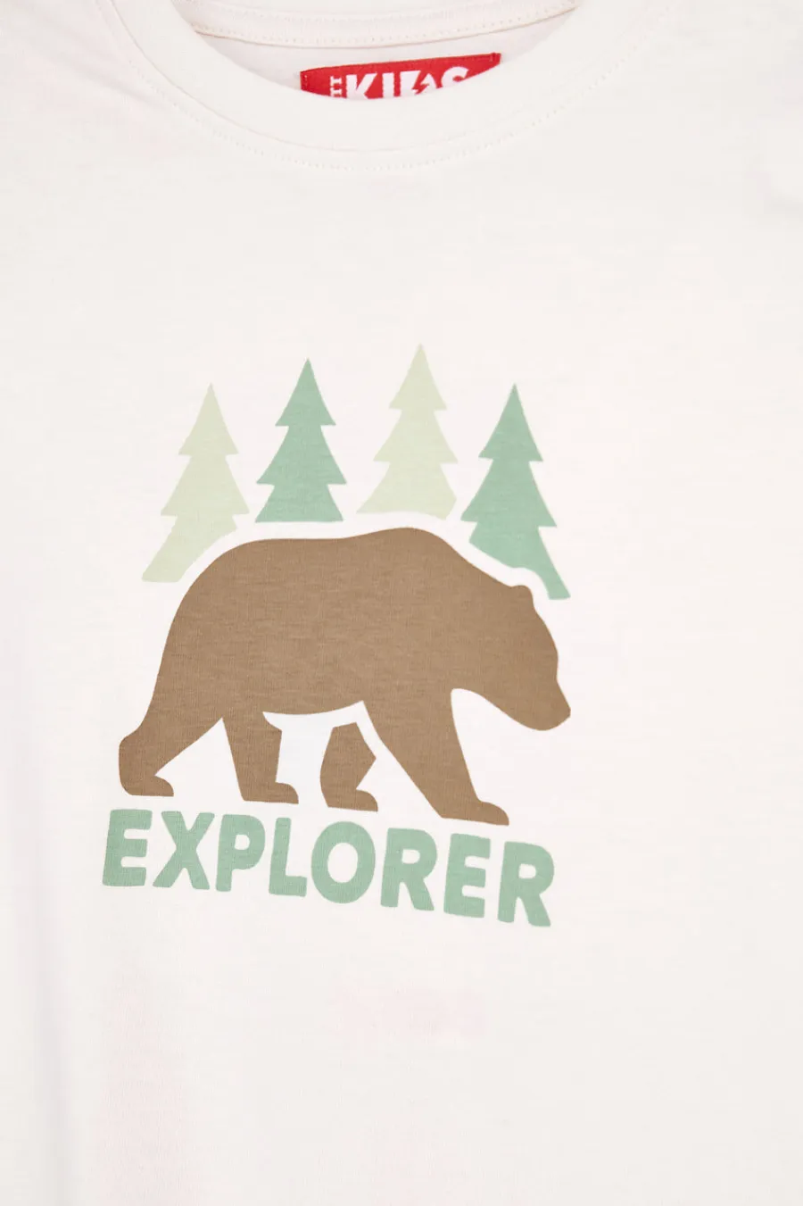 PITT KIDS Completo bianco e verde con stampa Explorer PT-B-SE-9009