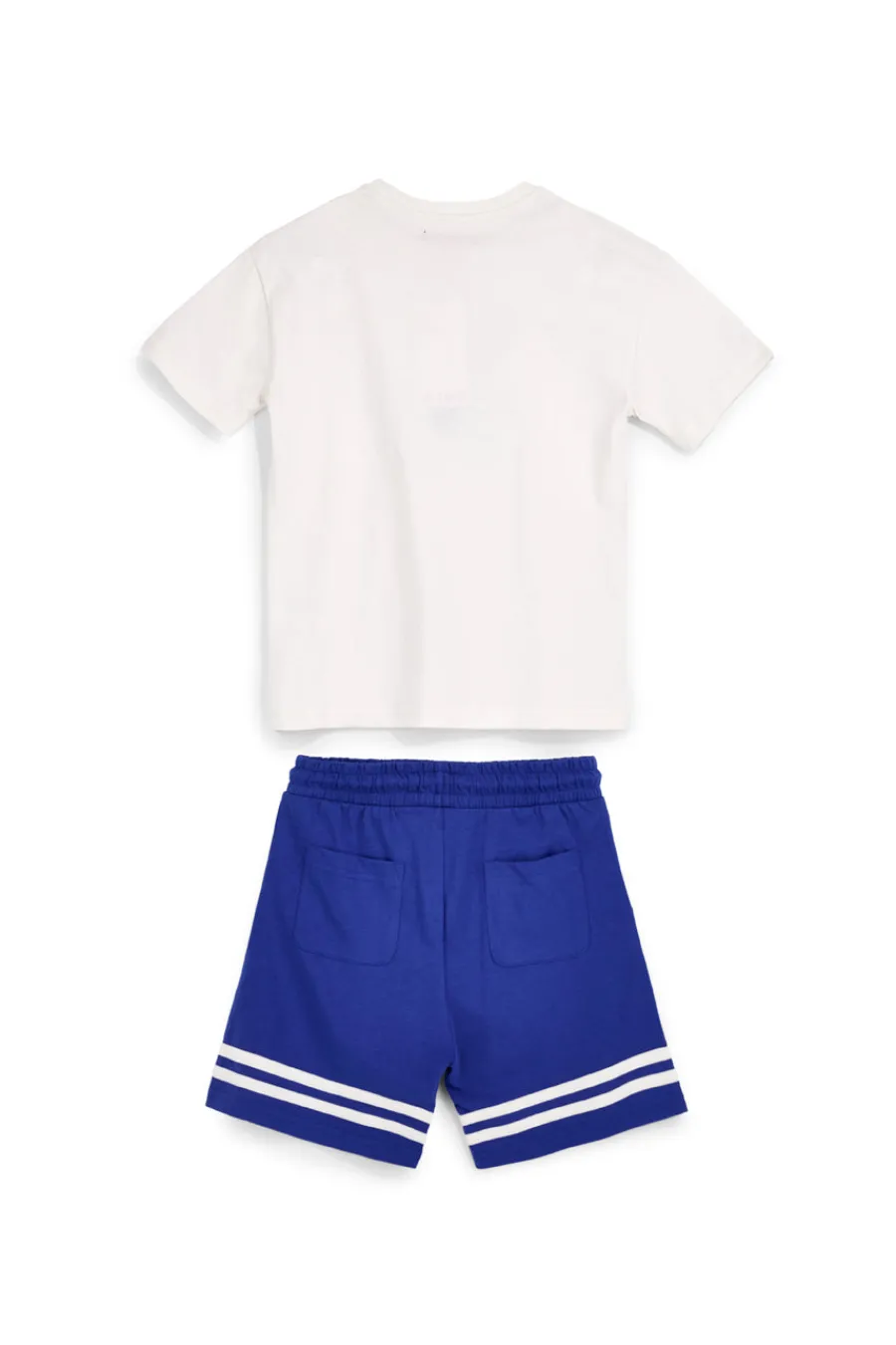 PITT KIDS Completo t-shirt + pantaloni blu e bianco Pt-b-t-909