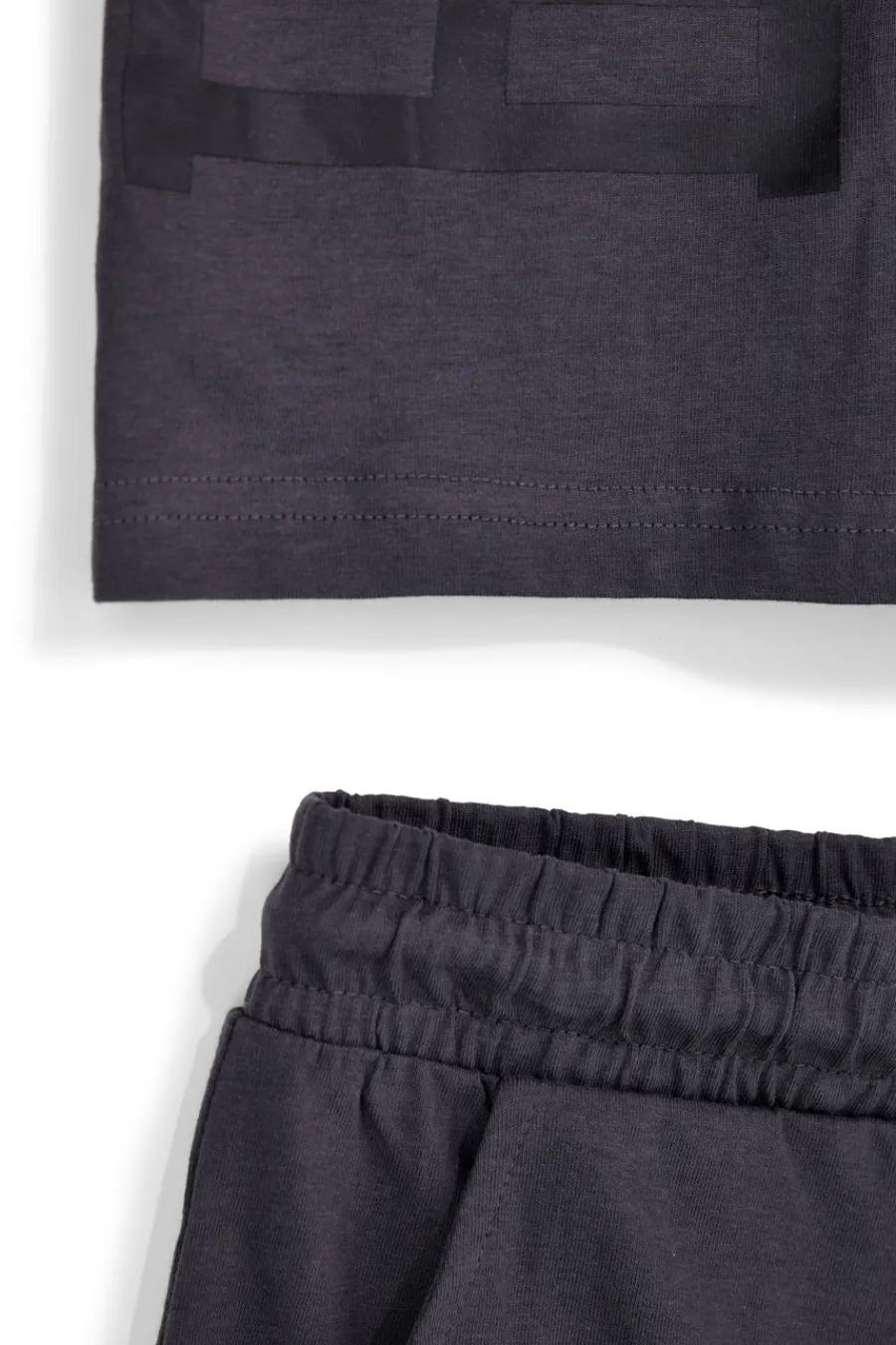 PITT KIDS Completo t-shirt + pantaloni rosso e nero Pt-b-se-902