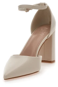 MON DIEU Décolleté A Punta con Cinturino Alla Caviglia DO19813 BEIGE Best