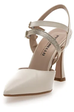 PITTARELLO Décolleté Beige con Tacco Alto e Cinturini alla Caviglia 155 Discount