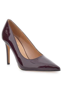 MON DIEU Décolleté bordeaux in vernice con tacco a spillo 1926H MARRONE Best