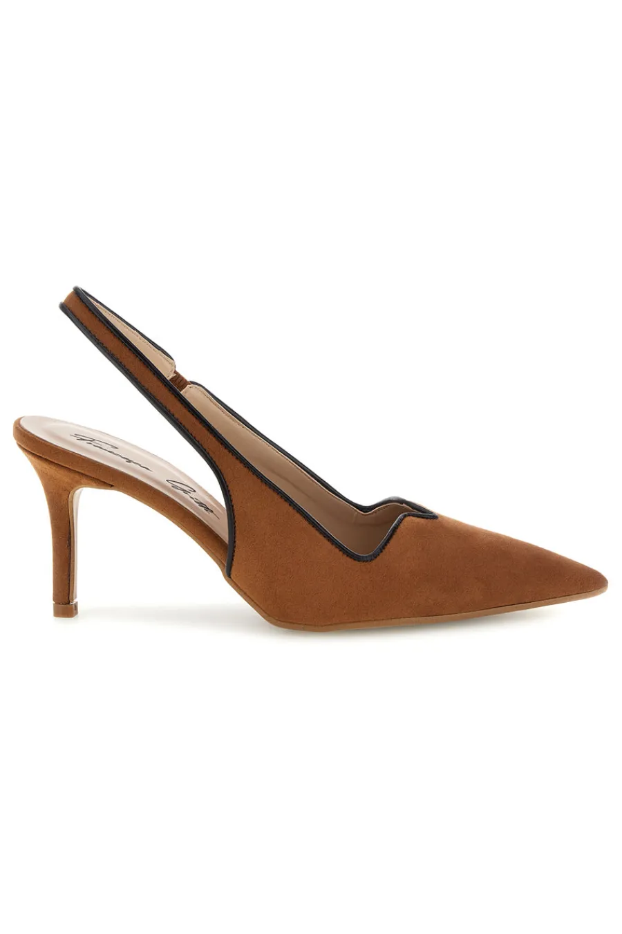 FRANCESCA GRITTI Décolleté color cuoio con cinturino slingback Lavorazione artigianale Made in Italy P0701 CUOIO/TESTA DI MORO Hot