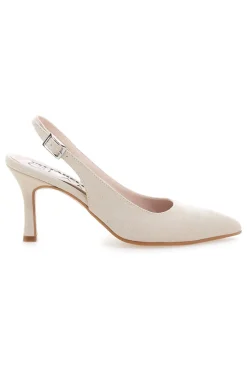 PITTARELLO GLAM Décolleté da donna con cinturino slingback 51 BEIGE Hot