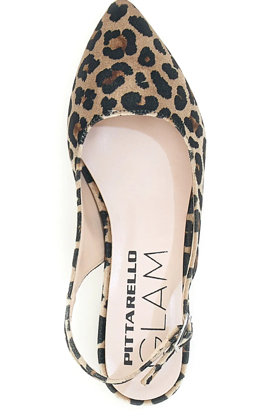 PITTARELLO GLAM Décolleté da donna leopardato con cinturino slingback 83 BEIGE Sale