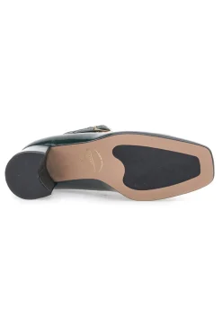 PITTARELLO Décolleté Mary Jane Verde Scuro con Cinturini C5010 Hot