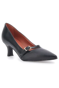 PITTARELLO ELITE Décolleté Nere A Punta Con Tacco Basso 6070 SCHWARZ Hot