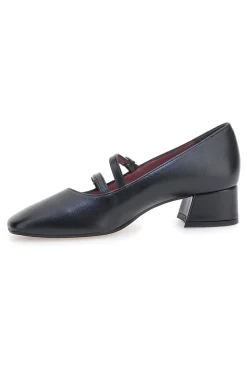 PITTARELLO GLAM Décolleté nere con cinturini e tacco basso 6685