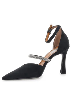PITTARELLO LOVE Décolleté nere con cinturini e tacco alto 7092 Discount