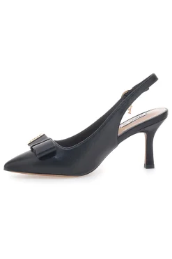 FERRE' Décolleté Nere Con Cinturino e Tacco F030 Clearance