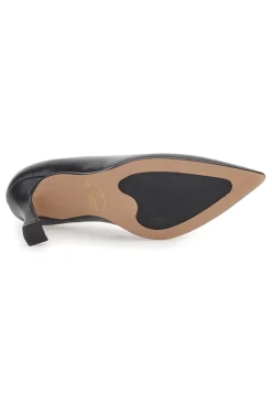 PITTARELLO Décolleté Nere Con Tacco 9,5 cm Made In Italy 157 SCHWARZ Best