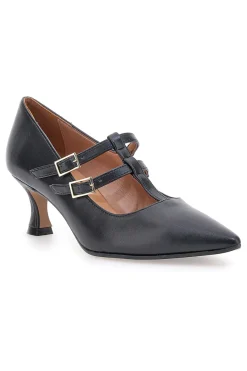 PITTARELLO Décolleté Nere Con Tacco 6 cm Made In Italy cm P6012 SCHWARZ Best