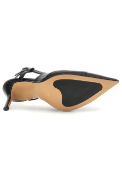 FRANCESCA GRITTI Décolleté nere in vera pelle con cinturino P7060 NERO Sale